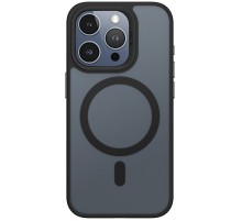 TPU+PC чохол Blueo Skin Friendly Frosted with MagSafe для Apple iPhone 13 Pro Max (6.7") Чорний