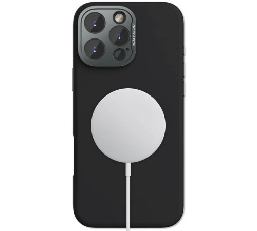Чохол Silicone Nillkin LensWing Prop Magnetic для Apple iPhone 16 Pro Max (6.9") Чорний / Black Чохол Silicone Nillkin LensWing Prop Magnetic для Apple iPhone 16 Pro Max (6.9") Чорний / Black
