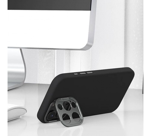 Чохол Silicone Nillkin LensWing Prop Magnetic для Apple iPhone 16 Pro Max (6.9") Чорний / Black Чохол Silicone Nillkin LensWing Prop Magnetic для Apple iPhone 16 Pro Max (6.9") Чорний / Black