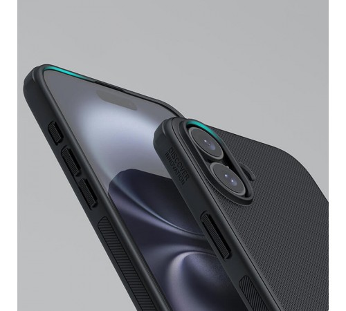 Чохол Nillkin Matte Magnetic Pro для Apple iPhone 16 (6.1") Чорний / Black Чохол Nillkin Matte Magnetic Pro для Apple iPhone 16 (6.1") Чорний / Black