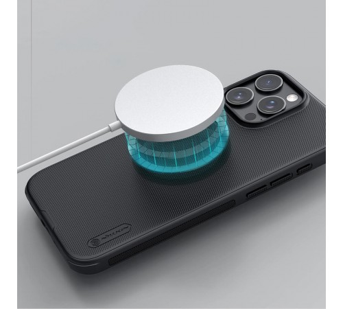 Чохол Nillkin Matte Magnetic Pro для Apple iPhone 16 Pro (6.3") Чорний / Black Чохол Nillkin Matte Magnetic Pro для Apple iPhone 16 Pro (6.3") Чорний / Black