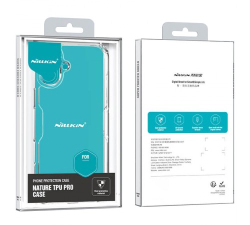 TPU чохол Nillkin Nature Pro Series для Apple iPhone 16 Plus (6.7") Безбарвний (прозорий)