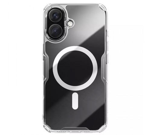 TPU чохол Nillkin Nature Pro Magnetic для Apple iPhone 16 Plus (6.7") Безбарвний (прозорий)