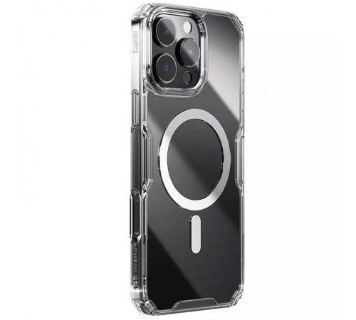 TPU чохол Nillkin Nature Pro Magnetic для Apple iPhone 16 Pro (6.3") Безбарвний (прозорий) TPU чохол Nillkin Nature Pro Magnetic для Apple iPhone 16 Pro (6.3") Безбарвний (прозорий)
