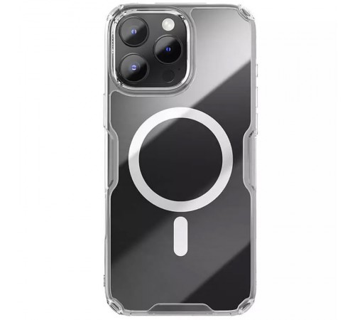 TPU чохол Nillkin Nature Pro Magnetic для Apple iPhone 16 Pro (6.3") Безбарвний (прозорий) TPU чохол Nillkin Nature Pro Magnetic для Apple iPhone 16 Pro (6.3") Безбарвний (прозорий)