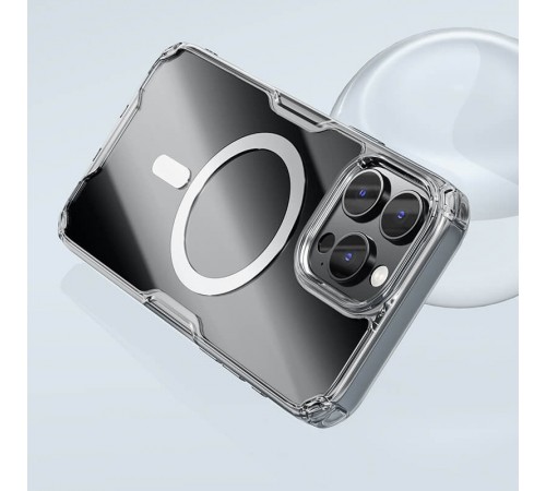 TPU чохол Nillkin Nature Pro Magnetic для Apple iPhone 16 Pro (6.3") Безбарвний (прозорий) TPU чохол Nillkin Nature Pro Magnetic для Apple iPhone 16 Pro (6.3") Безбарвний (прозорий)