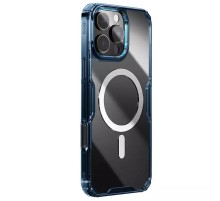 TPU чохол Nillkin Nature Pro Magnetic для Apple iPhone 16 Pro (6.3") Синій (прозорий)
