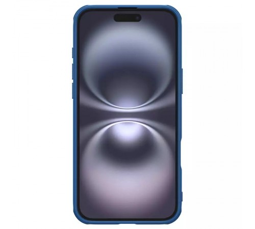 Чохол Nillkin Matte Pro для Apple iPhone 16 (6.1") Синій / Blue Чохол Nillkin Matte Pro для Apple iPhone 16 (6.1") Синій / Blue