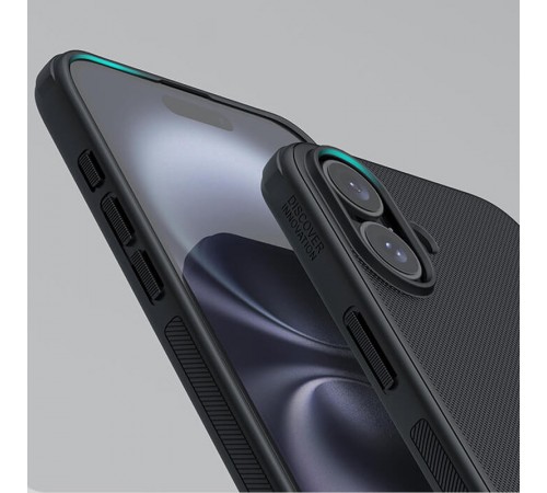 Чохол Nillkin Matte Pro для Apple iPhone 16 (6.1") Чорний / Black Чохол Nillkin Matte Pro для Apple iPhone 16 (6.1") Чорний / Black
