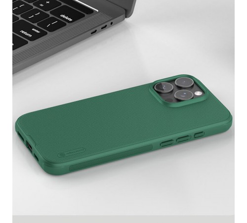 Чохол Nillkin Matte Pro для Apple iPhone 16 Pro Max (6.9") Зелений / Deep Green