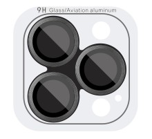 Захисне скло Metal Classic на камеру (у упак.) для Apple iPhone 16 Pro (6.3") / 16 Pro Max (6.9") Темно-Сірий / Graphite
