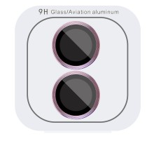 Захисне скло Metal Classic на камеру (в упак.) для Apple iPhone 16 (6.1") / 16 Plus (6.7") Рожевий / Pink
