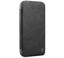 Шкіряний чохол-книжка Nillkin Qin Prop для Apple iPhone 16 Pro (6.3") Black