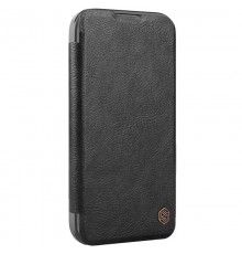 Шкіряний чохол-книжка Nillkin Qin Prop для Apple iPhone 16 Pro (6.3") Black