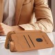 Шкіряний чохол-книжка Nillkin Qin Prop для Apple iPhone 16 Pro (6.3") Brown