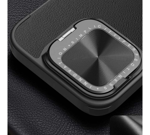 Шкіряний чохол-книжка Nillkin Qin Prop Plain Camshield для Apple iPhone 16 Pro (6.3") Classic Black Шкіряний чохол-книжка Nillkin Qin Prop Plain Camshield для Apple iPhone 16 Pro (6.3") Classic Black