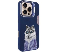 TPU+PC чохол Friends для Apple iPhone 16 Pro (6.3") Blue Wolf
