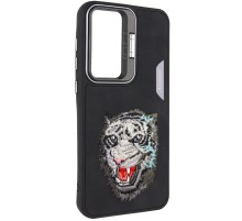TPU+PC чохол Friends для Xiaomi Redmi Note 13 4G Black Tiger