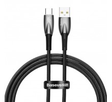 Дата кабель Baseus Glimmer Series Fast Charging Data Cable USB to Type-C 100W 2m (CADH00050) Black