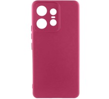 Чохол Silicone Cover Lakshmi Full Camera (AA) для Motorola Edge 50 Pro Бордовий / Marsala
