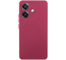 Чохол Silicone Cover Lakshmi Full Camera (AA) для Oppo A3 4G / A3x 4G/ A40m Бордовий / Marsala