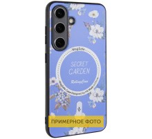 TPU+PC чохол Secret Garden with MagFit для Samsung Galaxy S23 FE Lilac