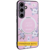 TPU+PC чохол Secret Garden with MagFit для Samsung Galaxy S23 FE Pink