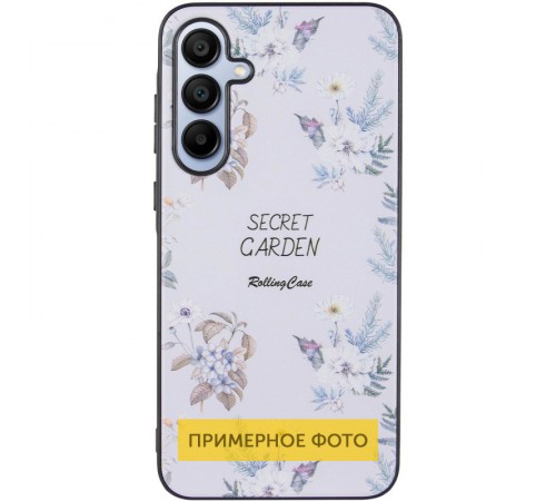 TPU+PC чохол Secret Garden для Xiaomi Redmi 13C / Poco C65 White