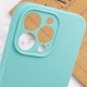 Чохол Silicone Case Full Camera Protective (AA) NO LOGO для Apple iPhone 16 Pro Max (6.9") Бірюзовий / Marine Green
