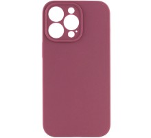 Чохол Silicone Case Full Camera Protective (AA) NO LOGO для Apple iPhone 16 Pro Max (6.9") Бордовий / Plum