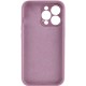 Чохол Silicone Case Full Camera Protective (AA) NO LOGO для Apple iPhone 16 Pro Max (6.9") Ліловий / Lilac Pride