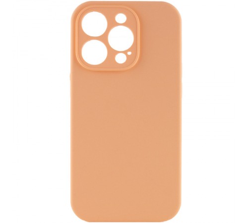 Чохол Silicone Case Full Camera Protective (AA) NO LOGO для Apple iPhone 16 Pro Max (6.9") Помаранчевий / Cantaloupe