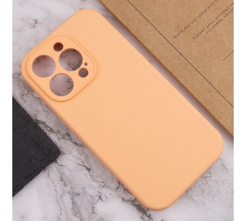 Чохол Silicone Case Full Camera Protective (AA) NO LOGO для Apple iPhone 16 Pro Max (6.9") Помаранчевий / Cantaloupe