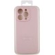 Чохол Silicone Case Full Camera Protective (AA) NO LOGO для Apple iPhone 16 Pro Max (6.9") Рожевий / Chalk Pink