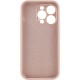 Чохол Silicone Case Full Camera Protective (AA) NO LOGO для Apple iPhone 16 Pro Max (6.9") Рожевий / Pink Sand