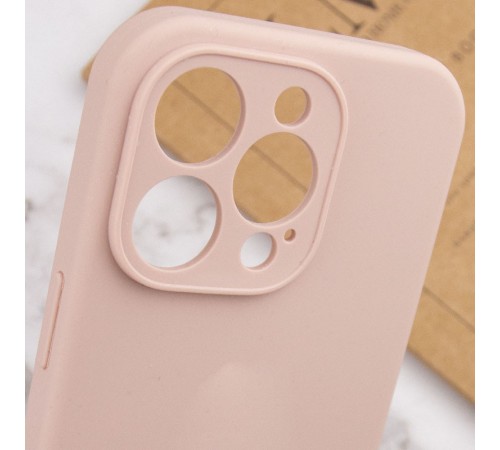 Чохол Silicone Case Full Camera Protective (AA) NO LOGO для Apple iPhone 16 Pro Max (6.9") Рожевий / Pink Sand Чохол Silicone Case Full Camera Protective (AA) NO LOGO для Apple iPhone 16 Pro Max (6.9") Рожевий / Pink Sand