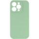 Чохол Silicone Case Full Camera Protective (AA) NO LOGO для Apple iPhone 16 Pro Max (6.9") Зелений / Pistachio