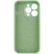 Чохол Silicone Case Full Camera Protective (AA) NO LOGO для Apple iPhone 16 Pro Max (6.9") Зелений / Pistachio