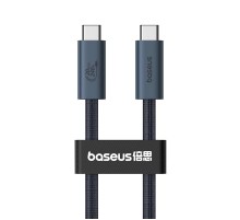 Дата кабель Baseus Flash 2 USB4 Full-Featured Type-C to Type-C 240W (1.8m) (P10311803112) Cluster Black