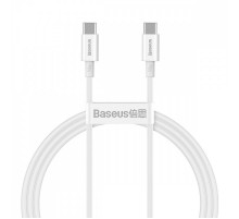 Дата кабель Baseus Superior 2 Fast Charging Type-C to Type-C 100W (1m) (P10365200211-03) Moon White