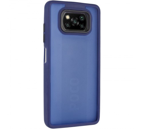 Чохол TPU+PC Lyon Frosted для Xiaomi Poco X3 NFC / Poco X3 Pro Navy Blue Чохол TPU+PC Lyon Frosted для Xiaomi Poco X3 NFC / Poco X3 Pro Navy Blue