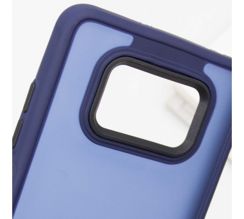 Чохол TPU+PC Lyon Frosted для Xiaomi Poco X3 NFC / Poco X3 Pro Navy Blue Чохол TPU+PC Lyon Frosted для Xiaomi Poco X3 NFC / Poco X3 Pro Navy Blue
