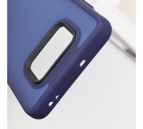 Чохол TPU+PC Lyon Frosted для Xiaomi Poco X3 NFC / Poco X3 Pro Navy Blue Чохол TPU+PC Lyon Frosted для Xiaomi Poco X3 NFC / Poco X3 Pro Navy Blue