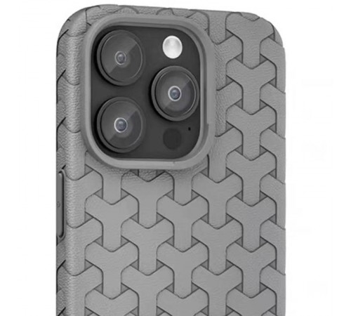 Чохол TPU Weaving для Apple iPhone 14 Pro Max (6.7") Grey Чохол TPU Weaving для Apple iPhone 14 Pro Max (6.7") Grey