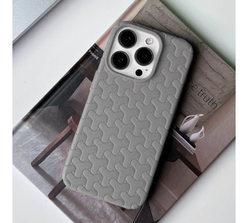 Чохол TPU Weaving для Apple iPhone 14 Pro Max (6.7") Grey Чохол TPU Weaving для Apple iPhone 14 Pro Max (6.7") Grey