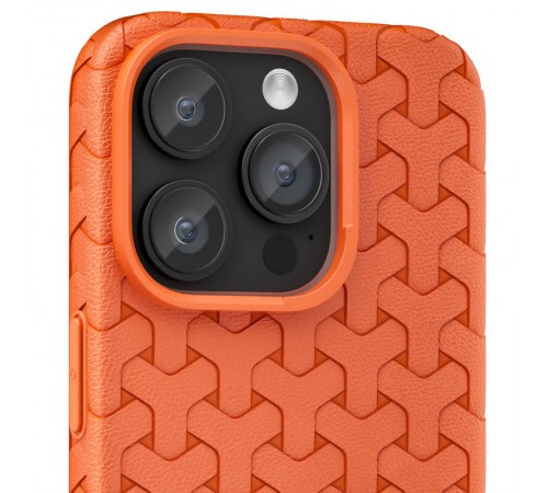 Чохол TPU Weaving для Apple iPhone 14 Pro Max (6.7") Orange Чохол TPU Weaving для Apple iPhone 14 Pro Max (6.7") Orange