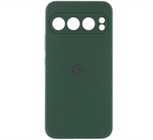 Чохол Silicone Cover Lakshmi Full Camera (AAA) with Logo для Google Pixel 9 Pro Зелений / Cyprus Green