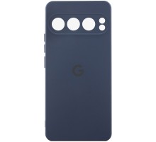 Чохол Silicone Cover Lakshmi Full Camera (AAA) with Logo для Google Pixel 9 Pro XL Темно-синій / Midnight blue