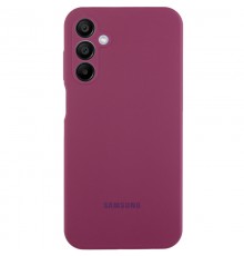 Чохол Silicone Cover Lakshmi Full Camera (AAA) with Logo для Samsung Galaxy A16 4G/5G Бордовий / Plum