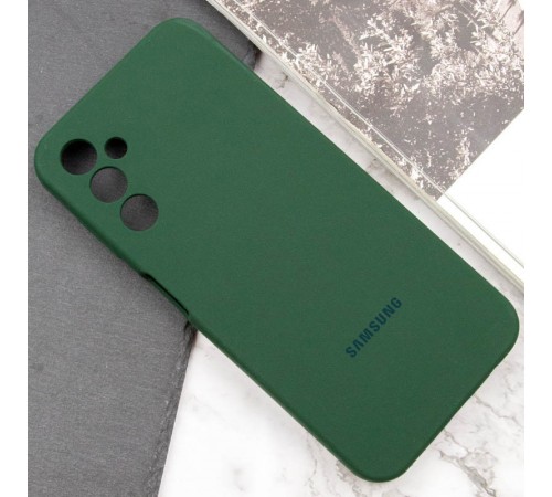 Чохол Silicone Cover Lakshmi Full Camera (AAA) with Logo для Samsung Galaxy A16 4G/5G Зелений / Cyprus Green Чохол Silicone Cover Lakshmi Full Camera (AAA) with Logo для Samsung Galaxy A16 4G/5G Зелений / Cyprus Green
